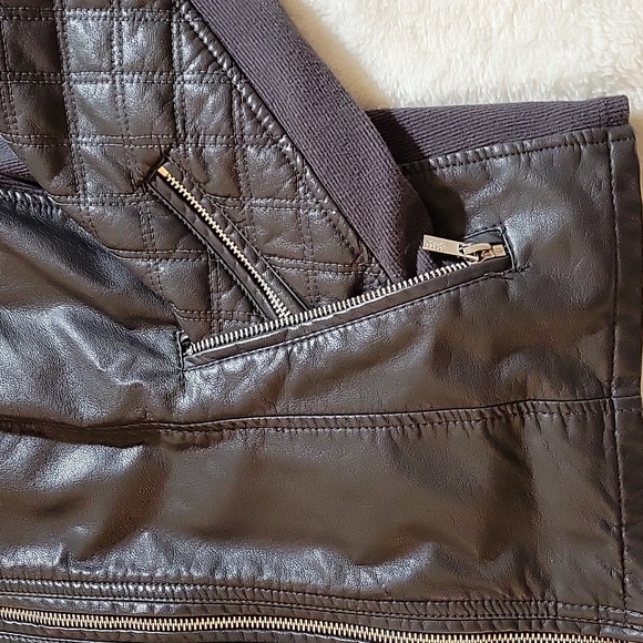 BLACK RIVET XL FAUX LEATHER JACKET - Picture 3 of 12